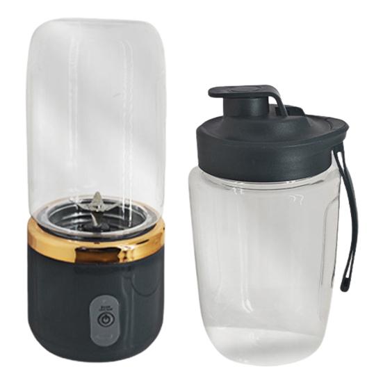 Frullatore Portatile 360W per Frullati e Smoothie 6 Lame Autopulente Tazza Spremiagrumi 400ml Ricaricabile Frullatore per Smoothie per Cucina Viaggio Palestra