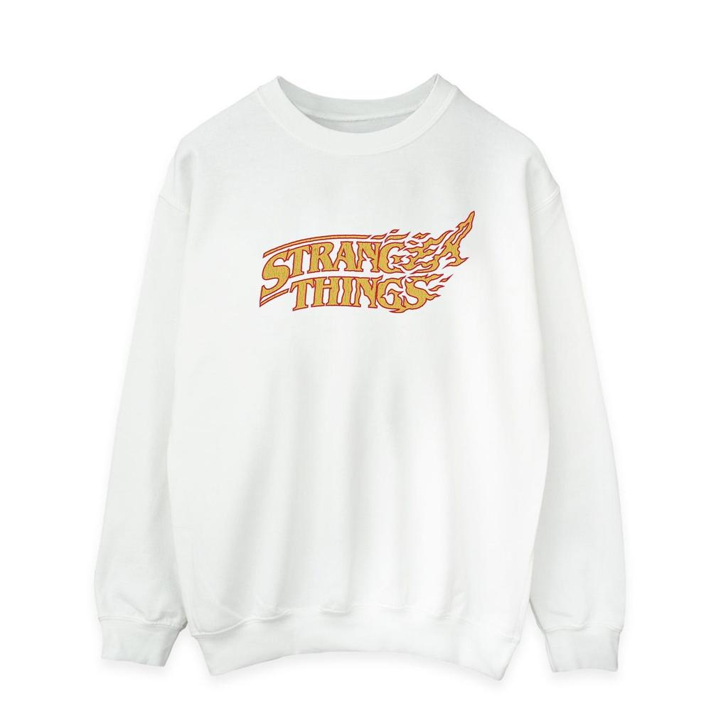 Netflix Mens Stranger Things Logo Breaking Sweatshirt