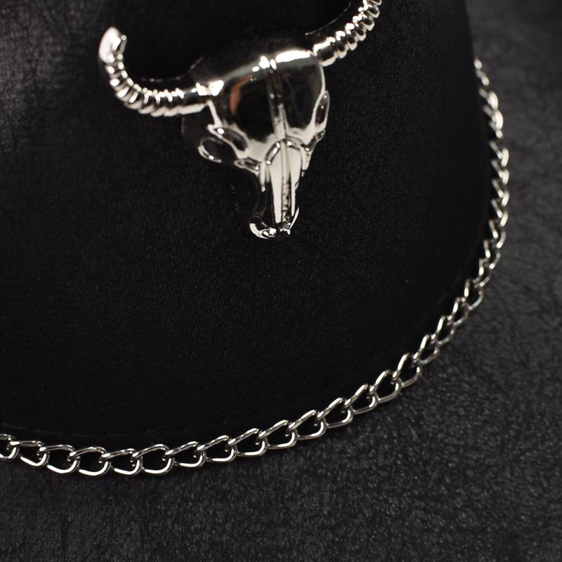 Vintage Kunstleder Western Cowboyhut für Herren Gentleman Cowgirl Jazzhüte Feiertage Party Cosplay Hut Sombrero Hombre