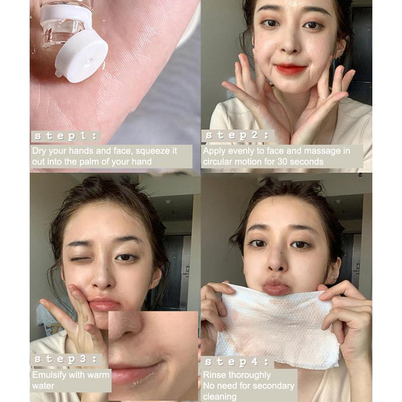 7/10/30ks Čisticí olej Kamélie Sekundární čistič obličeje Hloubkové jemné čištění Cestovní přenosný Jednorázový odstraňovač make-upu Olej