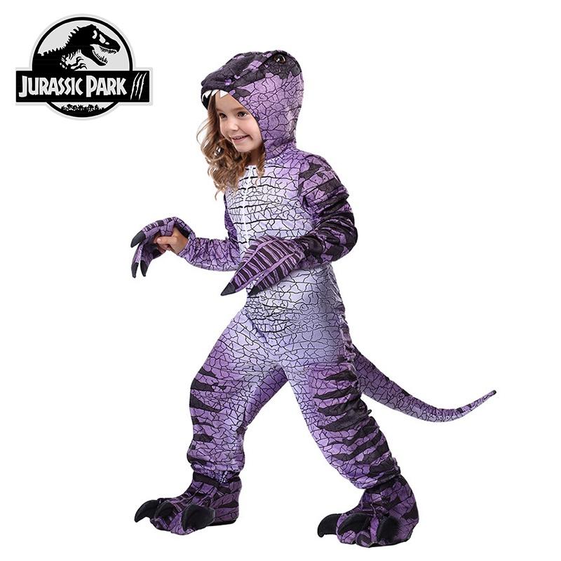 Fun And Ferocious Purple Dinosaur Costume For Kids Halloween Or Party