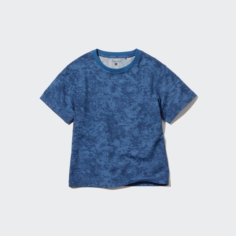 

ФУТБОЛКА С КРУГЛЫМ ВЫРЕЗОМ UNIQLO KIDS ULTRA STRETCH DRY EX С КОРОТКИМ РУКАВОМ c