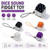 Polka Dot Finger Keyboard Caps DIY Keyboard Clicker Toy Relaxing Pinch Toy