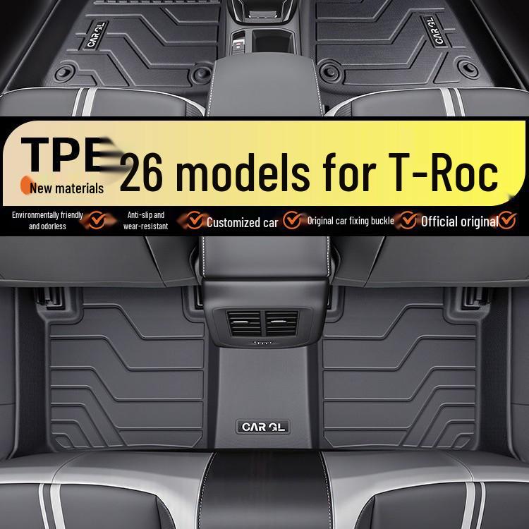2026 Volkswagen T-Cross TPE Floor Mats - Full Surround 25 Modified Parts Accessories New 23 Volkswagen T-ROC 2025