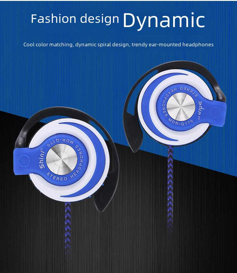 Universelle Heavy-Bass-Ohrhörer für MP3/MP4, Mobiltelefone, Computer und Sport.