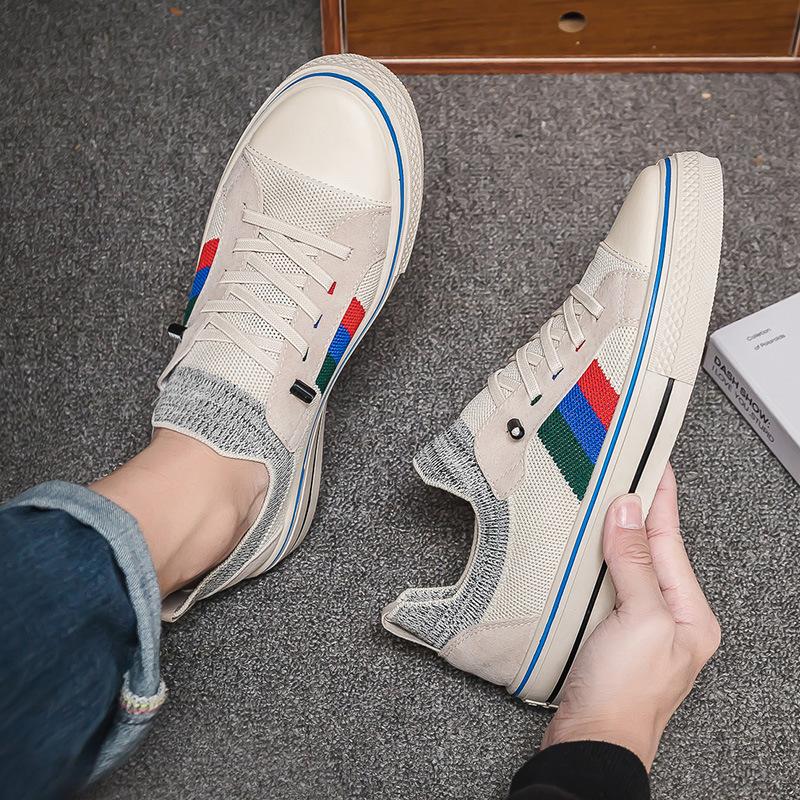 

Весна 2025 новые модные кеды на низкой подошве, модные маленькие белые мужские туфли, дышащие и универсальные, повседневные спортивные кеды на низкой подошве 39