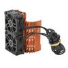 36mm RC Motorlüfter Kühlkörper 28000RPM 8,4V mit Doppellüftern RC Brushless Motor Kühlkörperabdeckung