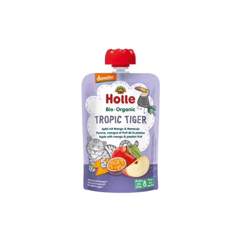 Holle Puree Pouch Mango & Apple & Passion Fruit 100g