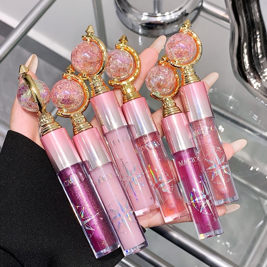 Hydrating Lip Gloss Long-Lasting and Non-Staining Glass Lipstick with Earth Design, Glossy Finish Beauty Essentials Glossy Finish Lipstick