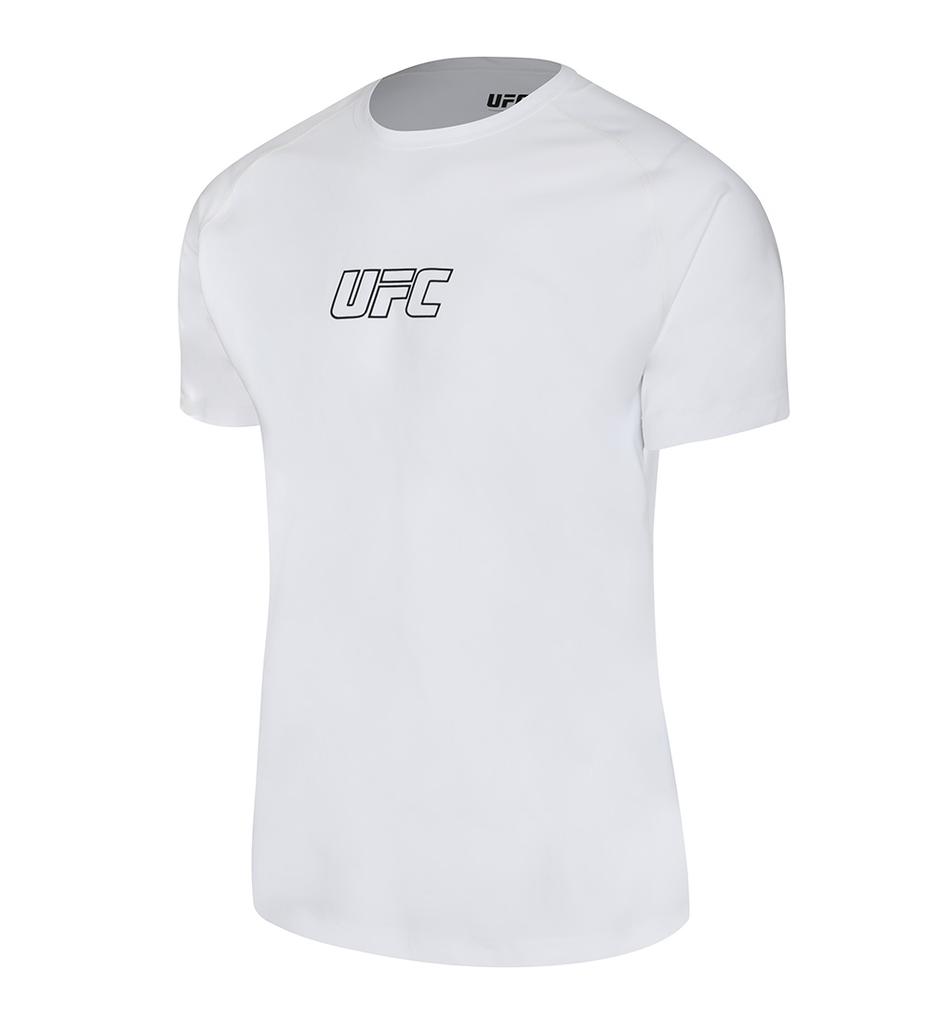 UFC SPORT Ufc Tension Muscle Fit Short Sleeve T-Shirt White U4Ssu2321Ow