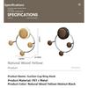 Heavy Duty Suction Cup Hook for Wall Mounting with Triple Hooks Secure Attachment for Keys Hats Clothes Without Drilling