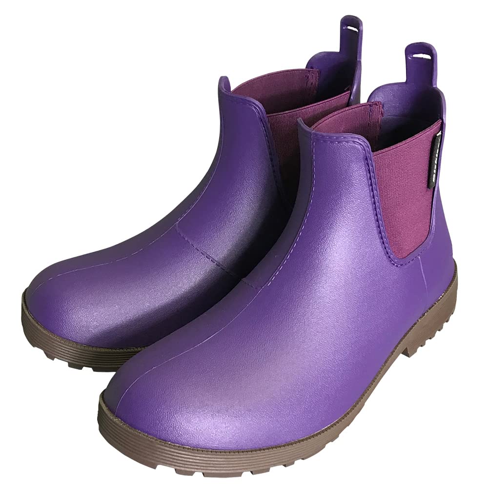 

Женские резиновые сапоги Dickies с боковыми вставками D-3410 (Фиолетовый, Маленький)