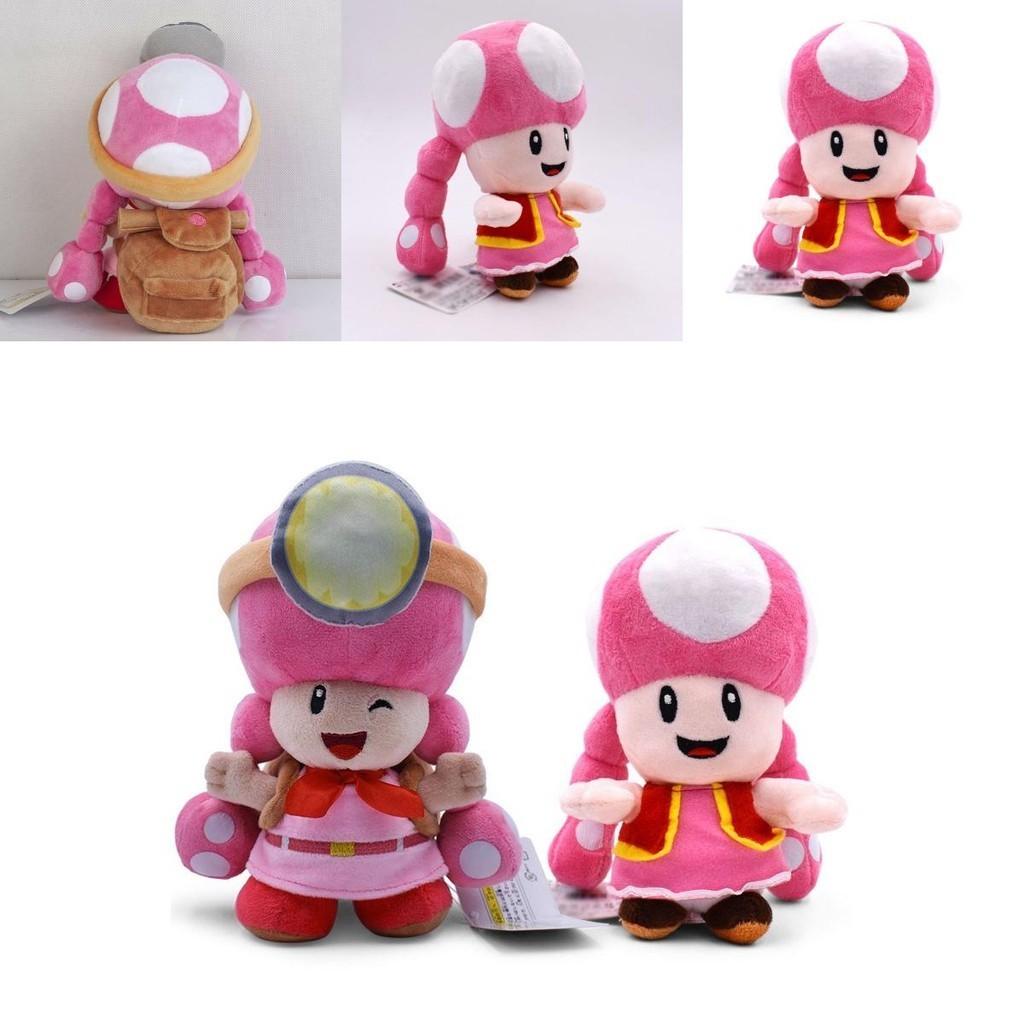 Super Mario Plüschtier, rosa Pilzschwester, weich und kuschelig, limitierte Auflage