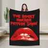 The Rocky Horror Picture Show Flannel Blanket MultiFunction Thin Throw for Bed Couch Rug Autumn Winter