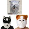 Plush Husky Head Mask With Funny Animal Costume For Halloween And Party Events