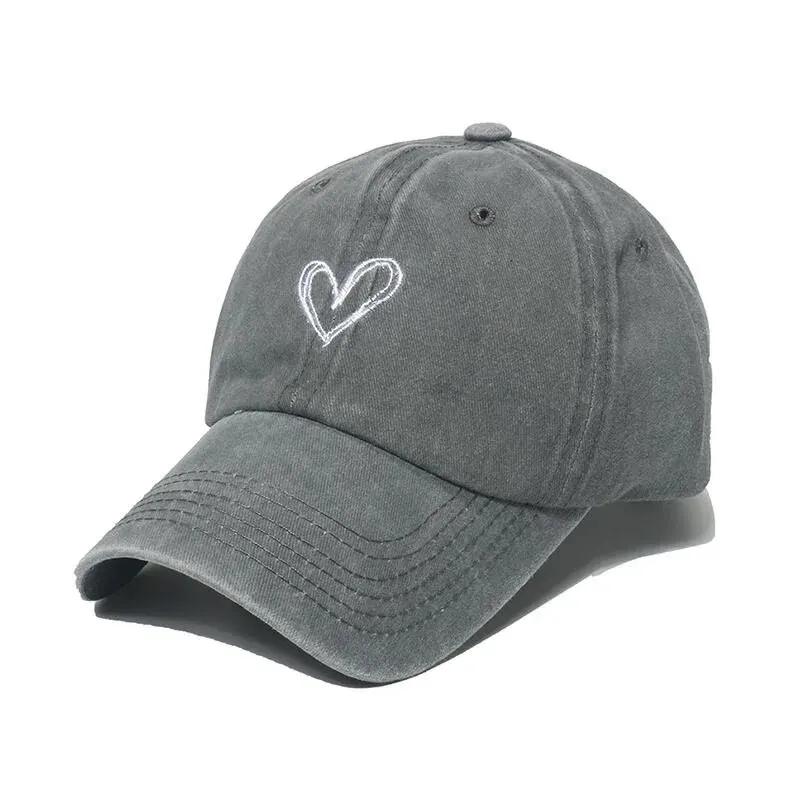 Love Embroidered Hat Outdoor Fashion Sports Baseball Hat Women's Sunshade Baseball Hat