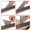R510 6PCS Guitar Fret Tool Kit Fret Hammer & Fret File & Fingerboard & Grinding Stone & Ruler