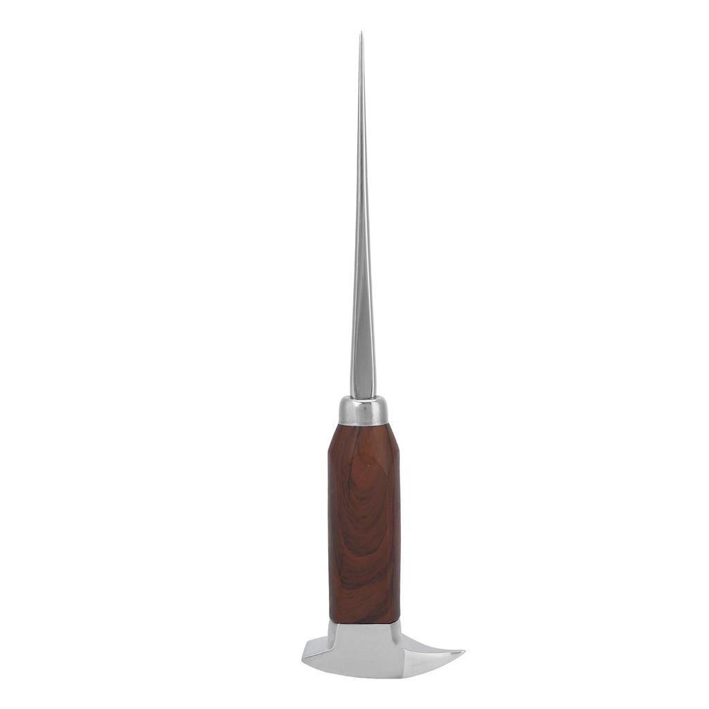 Easy-to-grip ice pick for breaking ice cones, picnics, camping, bars, and the kitchen (single-head ice cone #13)