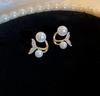Korean Luxury Mermaid Pearl Earrings: Elegant, High-End, and Versatile Statement Ear Buckles
