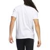 Adidas Logo Pattern Running Fitness Crew Neck Short Sleeve T-Shirt Men Tops White HE4839