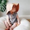Baby Sun Hat Summer Boys Girls Bucket Hat Kids Cotton UV Travel Hats Child Big Brim Outdoor Beach Caps Fashion Casual Panama Cap