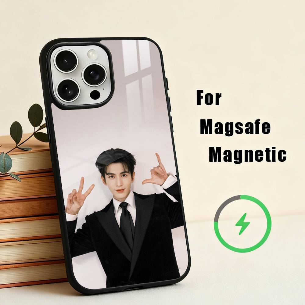 H-Handsome Krien Zhang L-Linghe Phone Case For iPhone17,16,15,14,13,12,11 Plus,For Magnetic Wireless Charge Cover