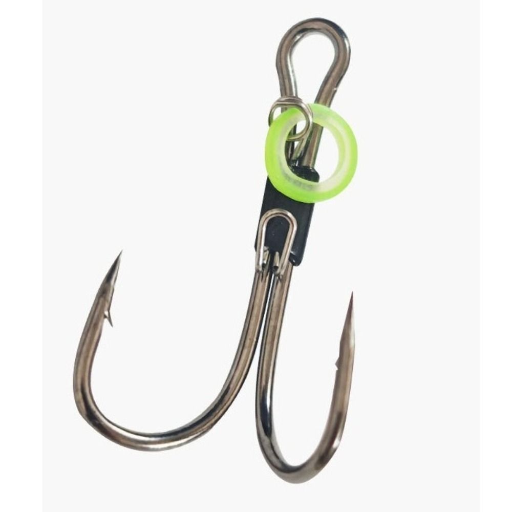 10pcs Pickerel Live Shrimp Bait Hooks Double Hook Hawksbill Single Hook  Sea Fishing