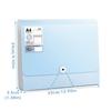 Large Capacity File Bag Stretch Buckle Design Document Organizer  School Office