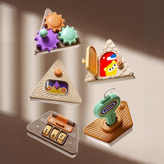 Montessori Early Education Toy Toddler Busy Board Cube Toys 22-in-1 Montessori Sensory Toy for 1-3 Year Old Boys Girls