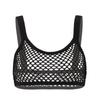 Women Sexy See Through Fishnet Bra Top Mesh See Through Unlined Bralette Cropped Tank Tops