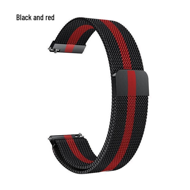 

Миланский ремешок для часов из нержавеющей стали 14-22 мм, плоский/выпуклый, магнитная застежка 20mm Convex Head