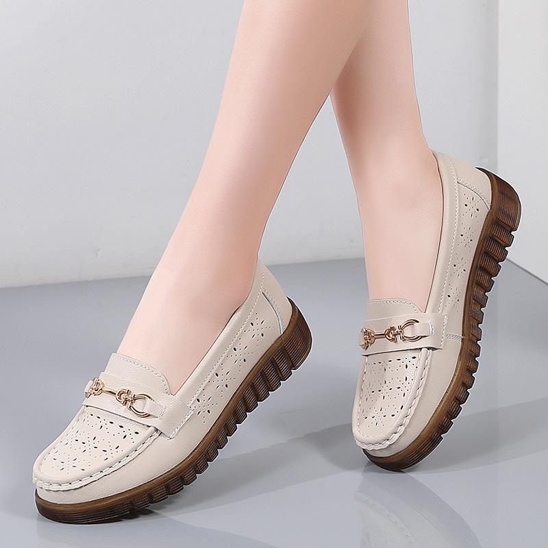 Pennyloafer aus PU-Leder für Damen, klassische Mokassins, lässig, zum Reinschlüpfen, bequem, leicht, zum Gehen, Fahren, Bootfahren, Loafer-Schuhe für Damen