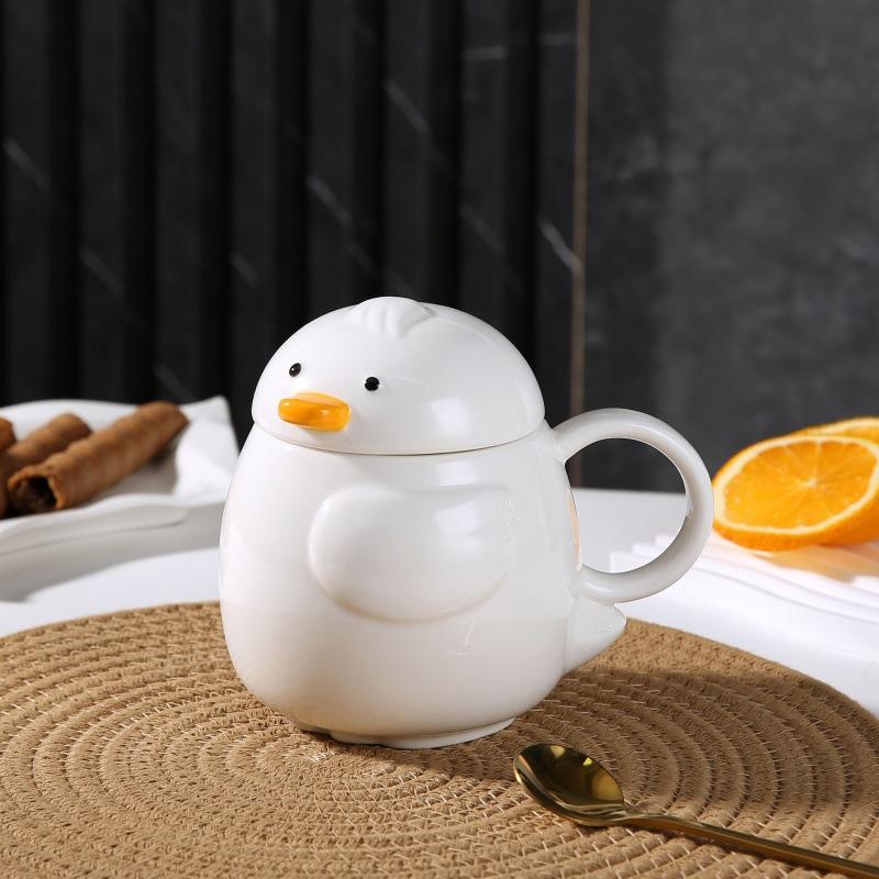 

Керамическая кружка чашка Чонг утка личность моя утка чашка для воды подарок на день рождения для девочек кофейная чашка чашка для молока 301-400ml