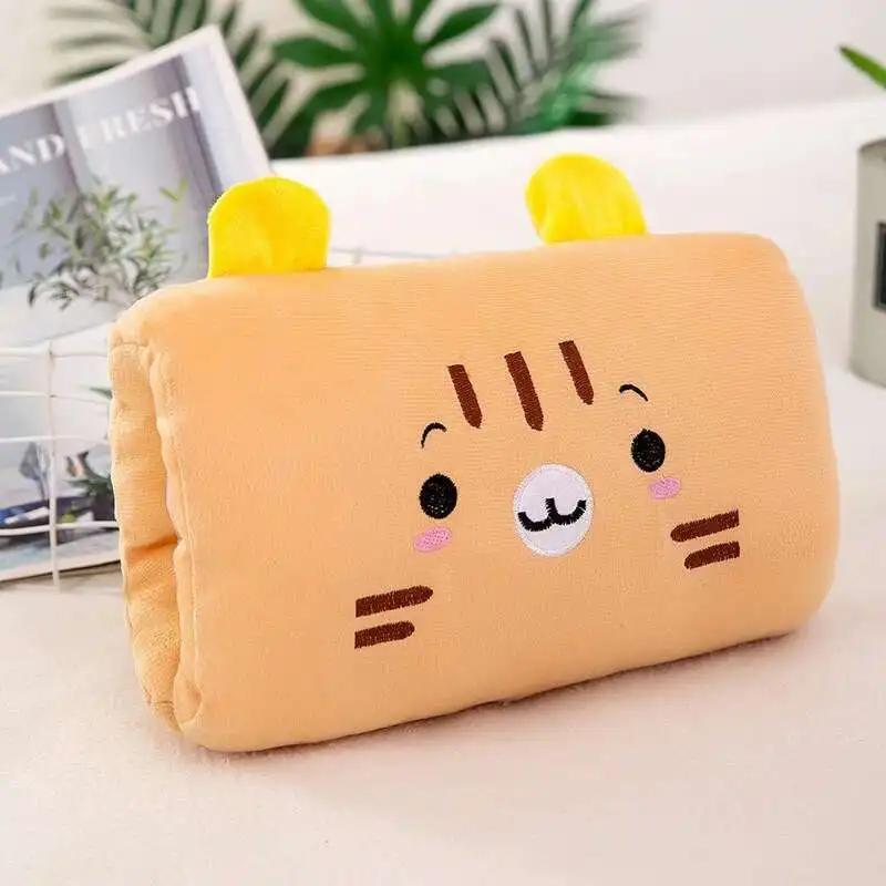 

Детская милая подушка-подлокотник, мультяшная плюшевая грелка для рук, подушка для сна, подарок для детей, неэлектрические игрушки, предметы первой необходимости для путешествий Suho