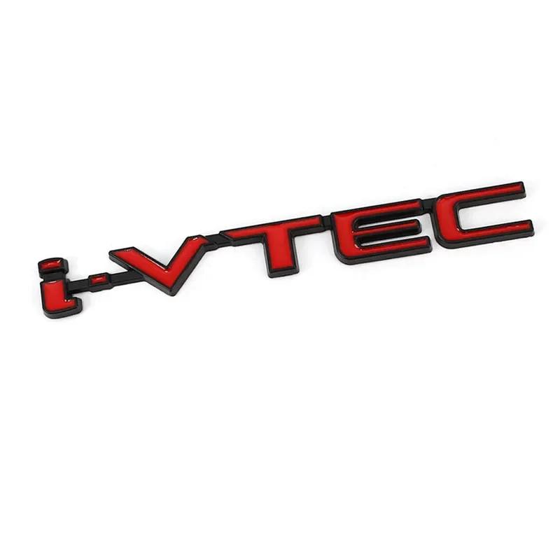 Car Sticker VTEC Emblem Decal for Honda  I VTEC Badge Fit Accord Odyssey CRV HRV Exterior Accessories Decoration