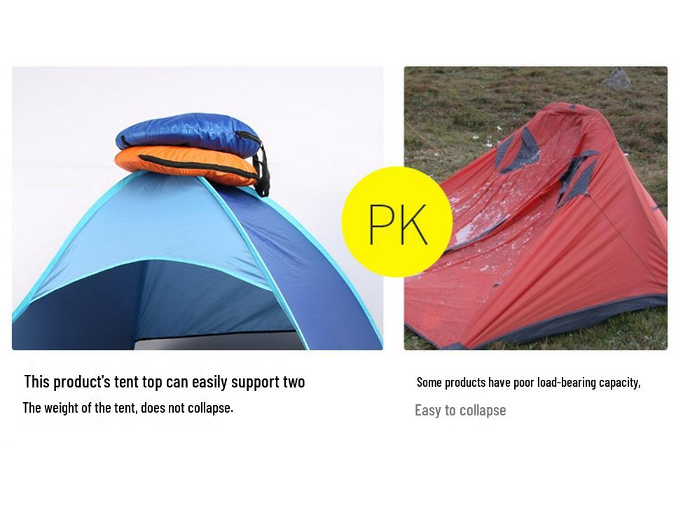 Spot Faltbares 2-Gang Automatisches Strandzelt Sonnenschutz