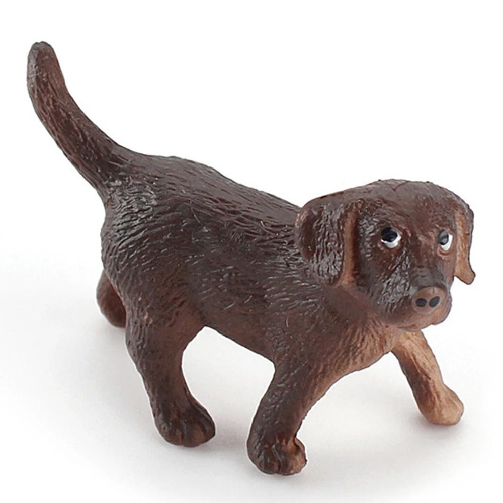 Figurky Simulace Pes Miniaturní Doplňky do pohádkové zahrady Model zvířete Mikro krajina Dětské vzdělávací Psí figurka