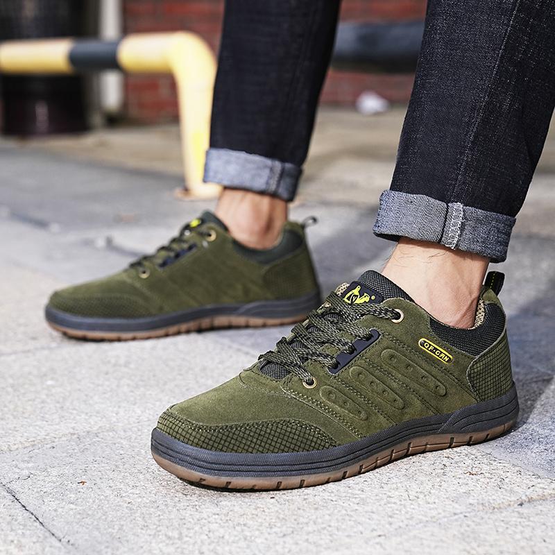 New Mens Durable Robust Hiking Shoes High-Traction Trail-Perfect Sneakers for Adventure-Ready Mountaineering Trekking Sneakers