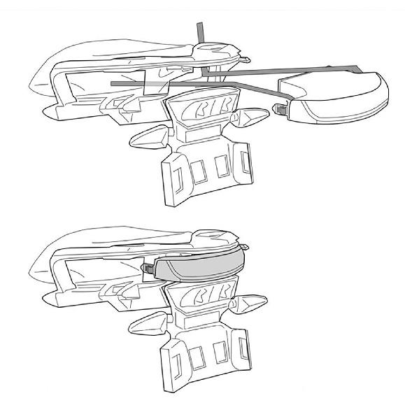 VITINO Storage Bag Waterproof Motorcycle Luggage Rack Bags Tail Repair Tool Bag Fit for BMW R1250GS R1200GS F850GS F750GS 2013-2023