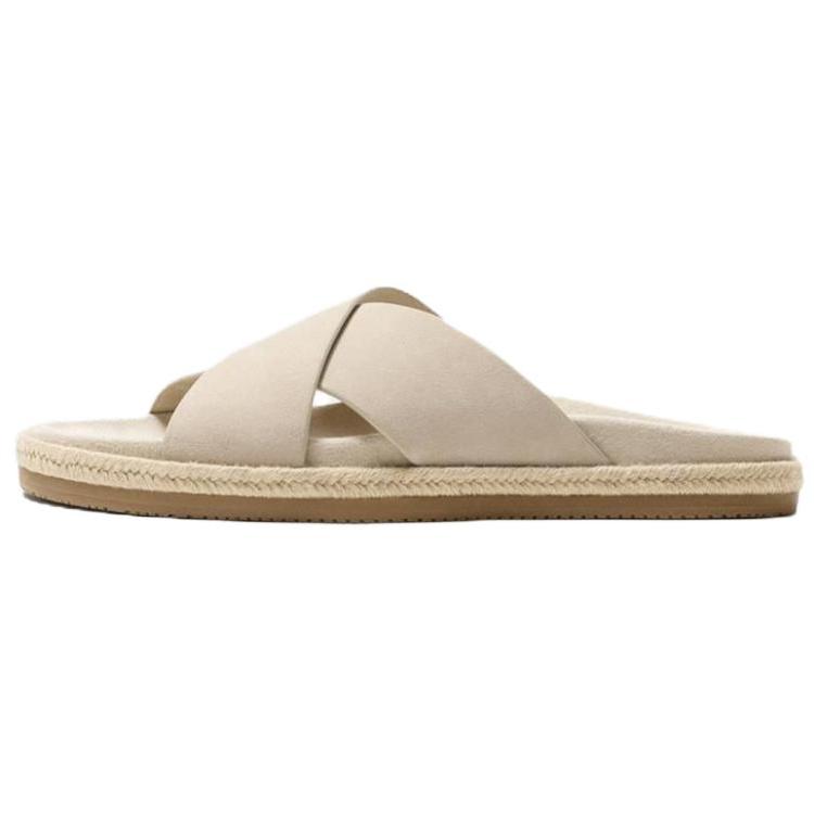 

Zara Универсальные шлепанцы-слайды для мужчин, обувь, светло-бежевые 2709520002 40