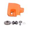 Chain Sprocket Clutch Cover Kit Fit for Husqvarna 353 351 350 346XP 345 Chainsaw