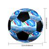 Naples Football Club Indoor Soccer Ball Colorful Machine Stitched PVC Size 5 Team Training Competition Ready Durable High-Bounce Cool Sports Gift