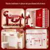 Double Happiness Wedding Bedroom Wall Decoration Set
