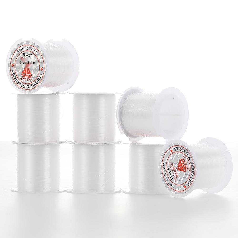 Transparent Wear-Resistant Non-Elastic Jewelry Beading Wire for DIY & Fishing