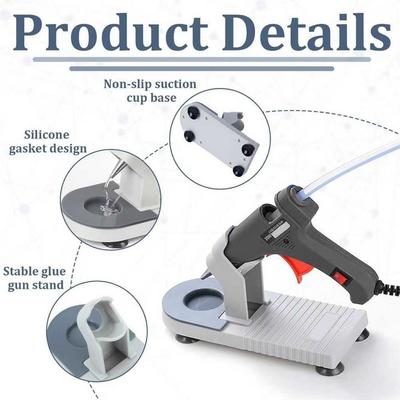 Hot Glue Gun Base Hot Melt Glue Gun Holder Home DIY Repair Tool Heated Base Hot Melt Adhesive Machine Base