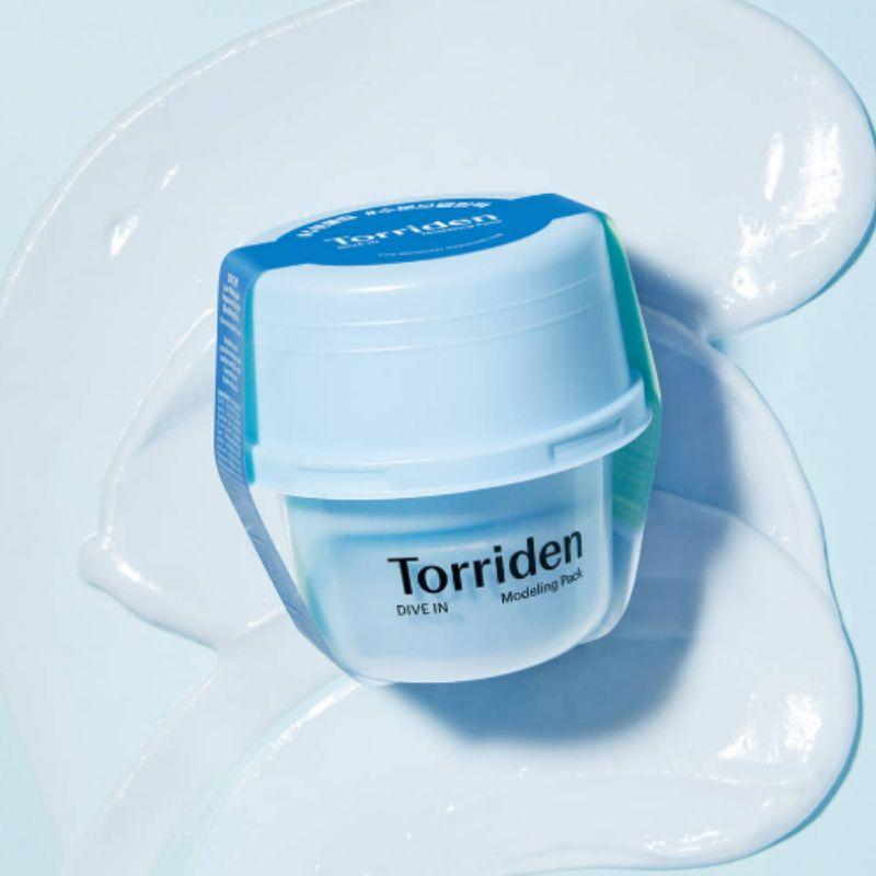 Torriden DIVE-IN Low Molecular Hyaluronic Acid Modeling Pack 25g Hydrating Peel Off Mask Moisturizing Spa Care for Dry Skin