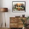 Paint By Numbers Kit On Canvas DIY Oil Art Flower Picture Home Wall Decor50x40cm