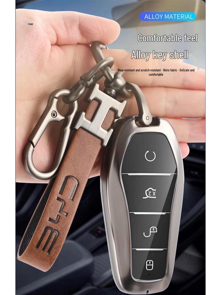 BYD Key Case for Qin PLUS, Tang DMI, Dolphin, e2, Destroyer 05, Song MAX, Qin Pro, Han EV