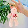Fluid Bear Pendant Scarf & Teddy Bear Doll Keychain: Street Style Gift for Girls