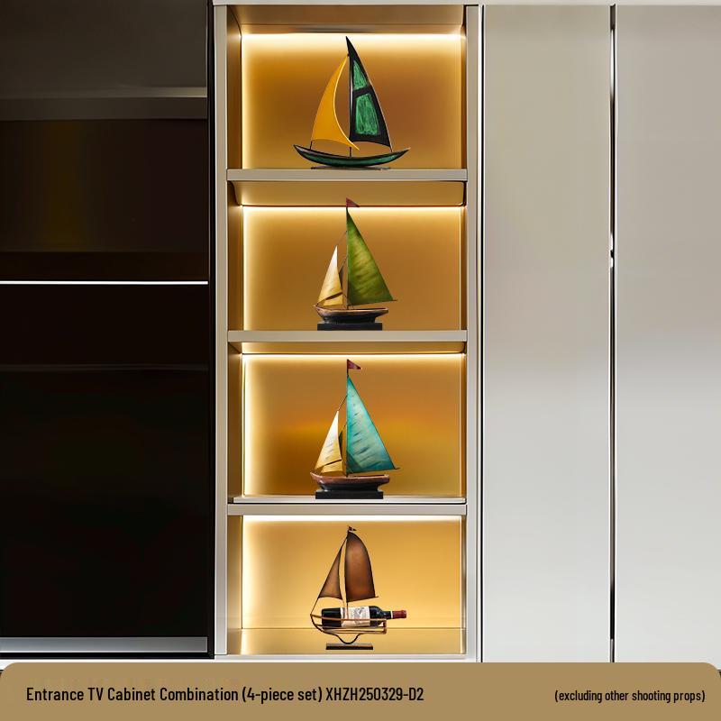 Smooth Sailing Sailboat Model: Luxury Decor for Living Room, TV Stand, or Office Table